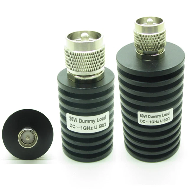 DIN 7/16 Male RF Coaxial Dummy Load Termination - 5W To 100W, 0-3GHz, For Ham Radio, CB, Marine, UHF