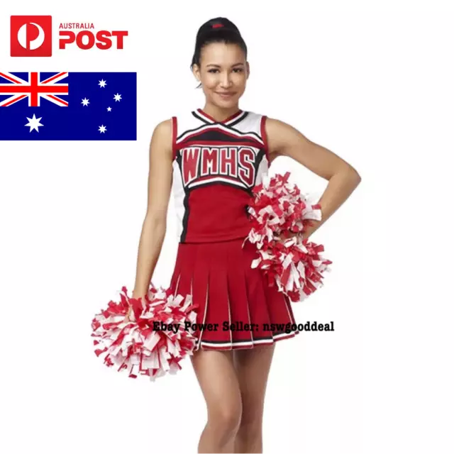 Cheerleader Costume High School Musical Uniform Girls Glee Outfit Dress Clothes