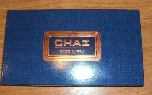 CHAZ for Men. Vintage gift set. Super rare. Cologne & After shave 2.25 + Soaps.