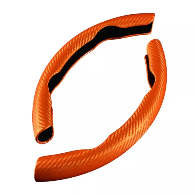38cm Carbon Fiber Universal Car Steering Wheel Booster Cover NonSlip Accessories 38cm Carbon Fiber Universal Car Steering Wheel Booster Cover NonSlip Accessories