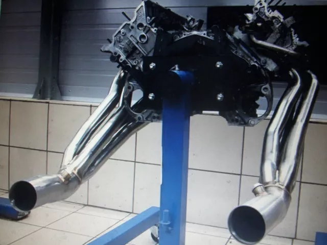 Intestazione Scarico Tipo Lungo BMW E 60+ E61 545i N62B48 Macchie Motore Acciaio Nuovo