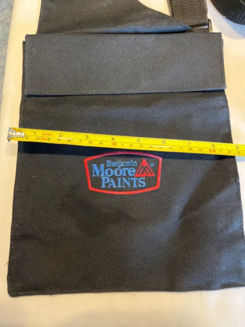 BENJAMIN MOORE PAINTS over-the-shoulder black bag. 2 pouches $24.99 ...