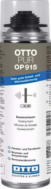 Ottopur Op 915 500ml Aérosol Mousse Avec Très Bon Autoportante Et