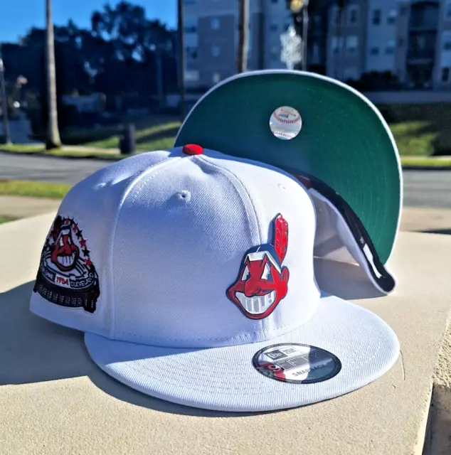 CLEVELAND INDIANS NEW Era Snapback with Metal Face $50.00 - PicClick
