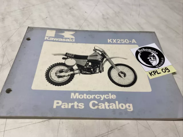 Kawasaki KX250 A4 A5 KX 250 catalogue pièces détachées parts list 250KX