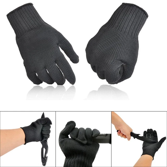 Stainless Steel Wire Safety Protection Works Anti-Slash Stab Resistance Gloves