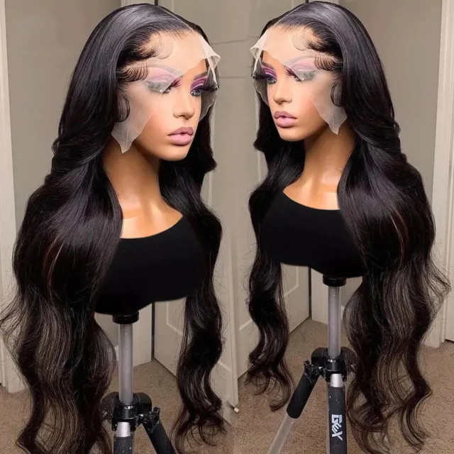Perruque Lace Front Wig Body Wave Cheveux Humains, 13x6, 13x4, Transparent HD