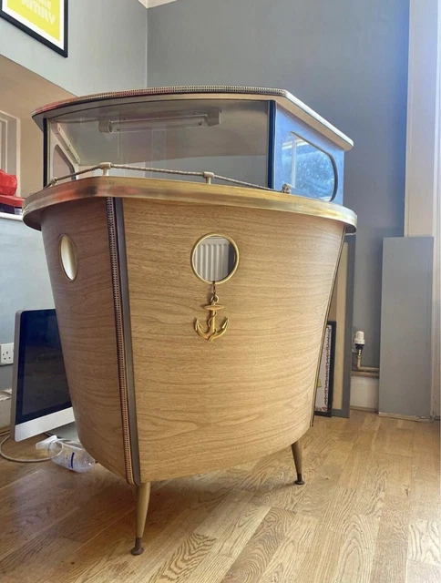 Vintage Retro Cocktail Bar Ship Boat 1970’s