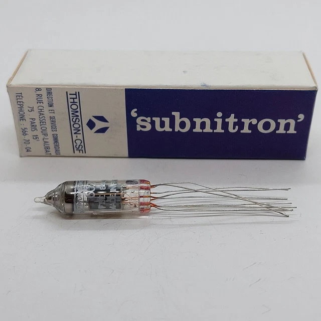 Tube 5719 SUBNITRON THOMSON CSF FSE FRENCH MILITARY NOS NIB Tube 5719 SUBNITRON THOMSON CSF FSE FRENCH MILITARY NOS NIB