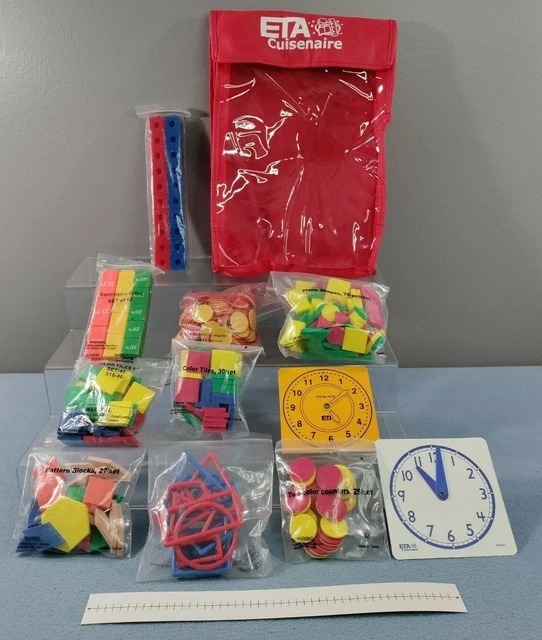 HUGE LOT ETA Cuisenaire Math Manipulatives Elementary Home School ...