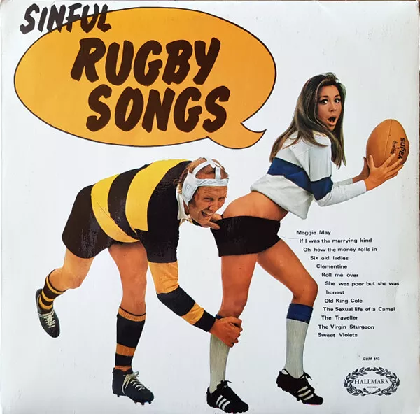 The Shower-Room Squad Sinful Rugby Songs Vinyl Record VG+/VG+