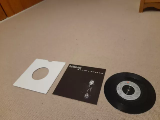 Paul McCartney - All My Trials / C Moon 7" vinyl Record R 6278 The Beatles 1990