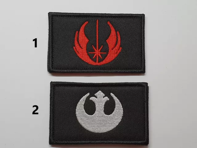 1pc Star Wars Hook and Loop Patch Badge Tactical Morale military Jedi Rebels