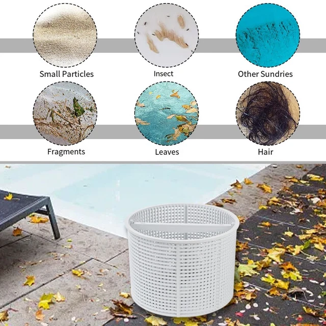 Accessori Piscina Plastica Cesto Skimmer Piscina Universale - Ricambio Filtro Plastica Con Maniglia | Mumusuki 05280R0200 Cesto Skimmer Piscina Universale Ricambio Filtro - 9