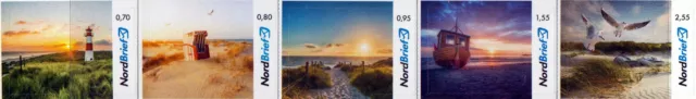 Deutsche Privatpost - Nordbrief Rostock - Ostsee 2022, postfrisch