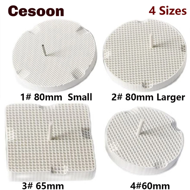 Dental Honeycomb Firing Trays Zirconia Ceramic Pins Round Square Dentist Tool