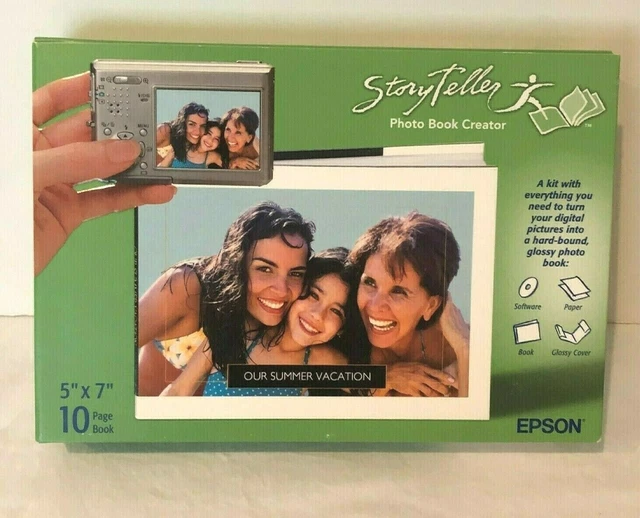 Libro de fotos Epson Storyteller creador sin UPC hace álbum duro brillante