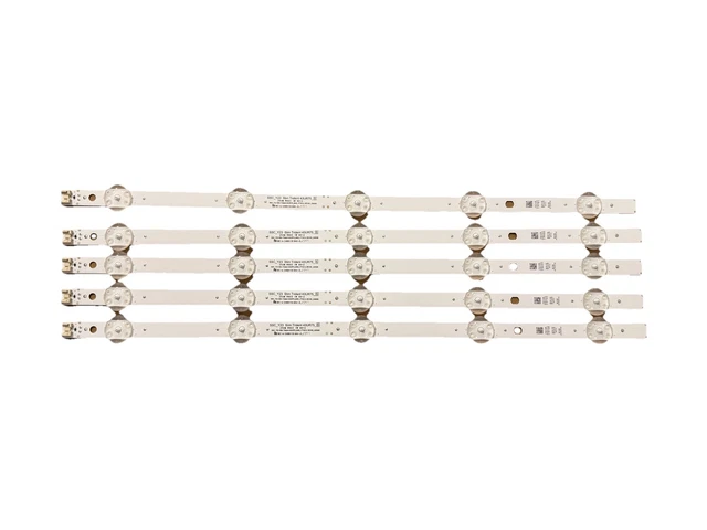 Bande LED Rétroéclairage Compatible LG 75UM7580 75UM7000 75UM7600 75UM7570 – Kit 5 Bandes 823 Mm 66V Économie D’Énergie