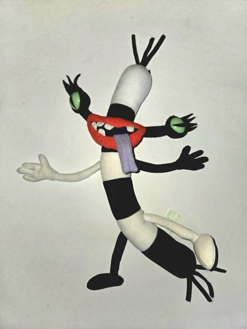 OBLINA 14IN BENDY Plush - AAAHH Real Monsters (Nickelodeon Cartoon 1995)  Vintage $20.00 - PicClick CA