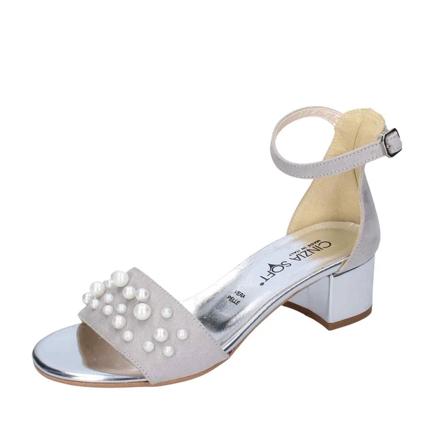 Chaussures pour Femmes CINZIA SOFT 35 Ue Sandales Gris en Daim BD364-35