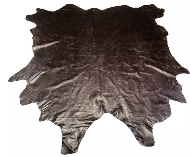 Smoke Brown Leather Cow Hide Premium Cowhide Auto Home Upholstery Avg 56 Sqft