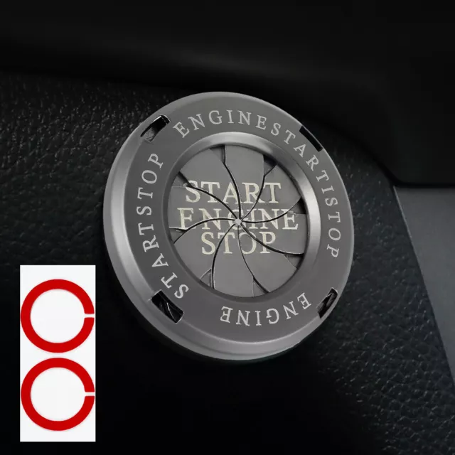 Car Engine Start Button Cover Decorative Start Stop Button Protective Cover Newδ