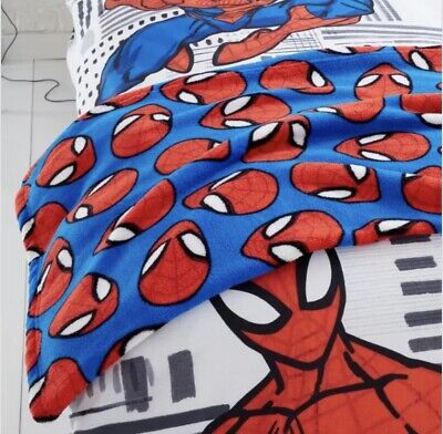 Manta de lana Disney Marvel Spider-Man para niños