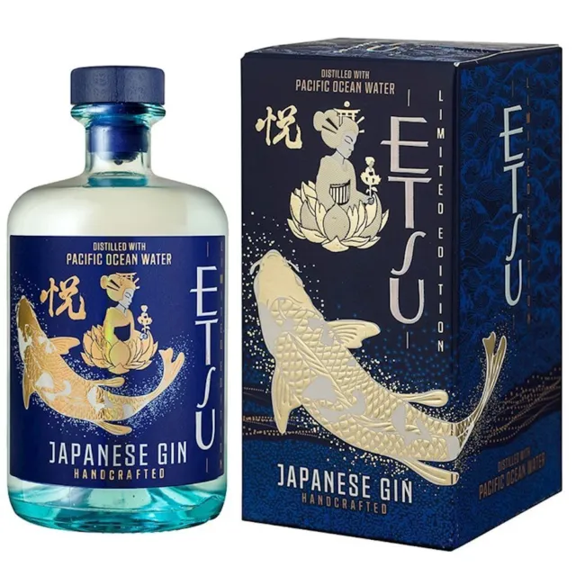 Asahikawa Distillery - Japanese Gin Etsu distilled with Pacific Ocean Water  0,7