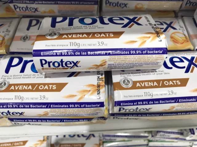 3 Protex Antibacterial  Soap 3.9oz(110g) Bars Per Pack Avena/ Oates