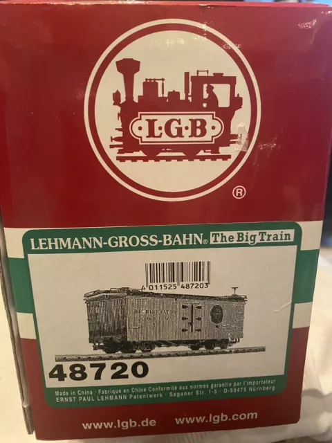 LGB Train D&RGW Refrigerator Box Car 48720