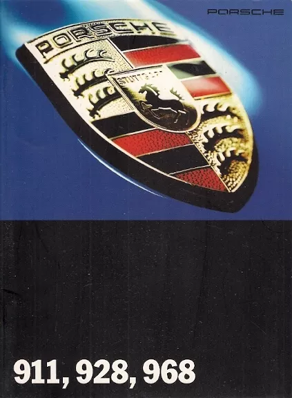 Porsche Range 1993-94 UK Market Sales Brochure 928 911 968