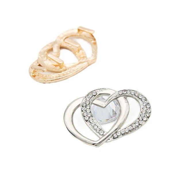 Clip decorative lucide clip scarpa scarpe decorazioni lacci fibbia