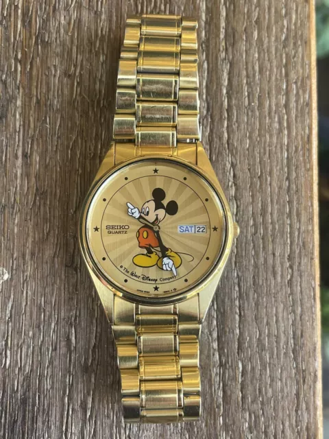 VINTAGE (1987) SEIKO Mickey Mouse Calendar Watch $ - PicClick