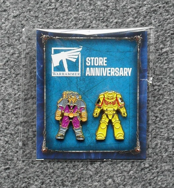 WARHAMMER 40K-PIN BADGES-STORE ANNIVERSARY EXCLUSIVE 2023-GAMES ...