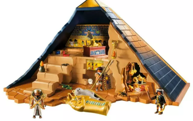 Playmobil Geschichte ägyptische Pharaopyramide mit versteckten Gräbern und Fallen 2