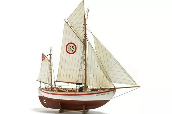 BILLING BOATS COLIN Archer 1:15 Scale Wooden Hull Model Boat Kit £569.99 - PicClick  UK