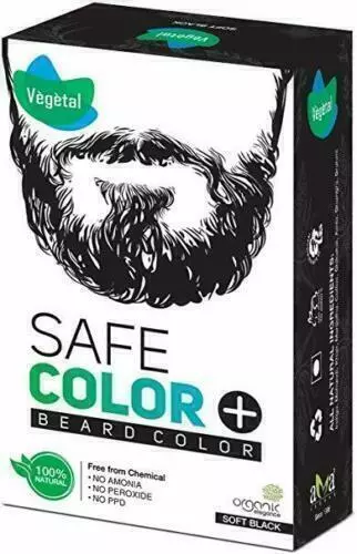 Vegetal Safe Beard Hair Color 25gm, Free from Chemical, No Side Effects