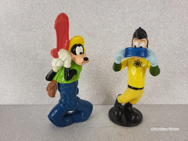 Vintage Max and Goofy McDonalds Set of 2 Toys 1996