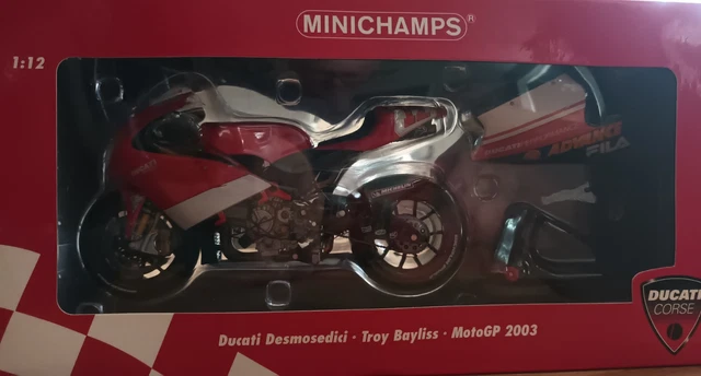Miniature Ducati Desmosedici Bayliss – MotoGP Valencia 2006 – Minichamps 1/12