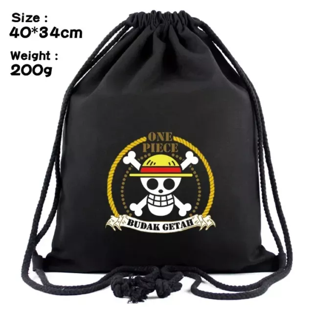One Piece Bag Backpack Drawstring Storage Gym Bag 2