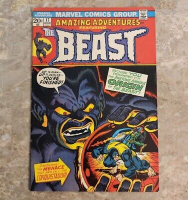 AMAZING ADVENTURES: 17 -featuring Beast from X-Men Marvel Comics Steve Englehart