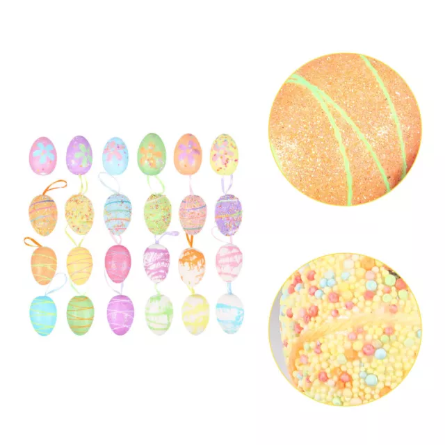 24 Pcs Easter Toy Eggs Party Favor Basket Stuffers Child Pp 6cm