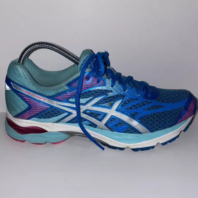 ASICS Gel-Flux 4 Blue Pink Running Trail Low Shoes Sneakers Women's Size 9