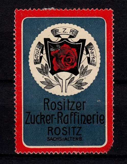 412847/ Reklamemarke – Rositzer Zucker-Raffinerie – Rositz – Sachsen-Altenburg