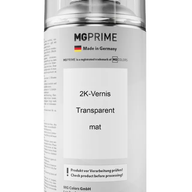 SET DE BOMBE aérosol 2C Pantone 6C Black base mate vernis transparent ...