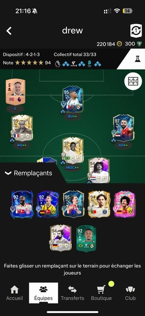 COMPTE FIFA 23 ( PC ) origin , 2 Millions Crédits +2 Toty EUR 400,00 - FR