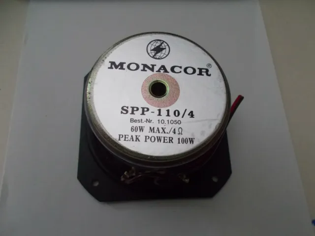 MONACOR SPP-110/4 Hi-Fi-Tiefmitteltöner, 30 W, 4 Ω, #X- 9-10