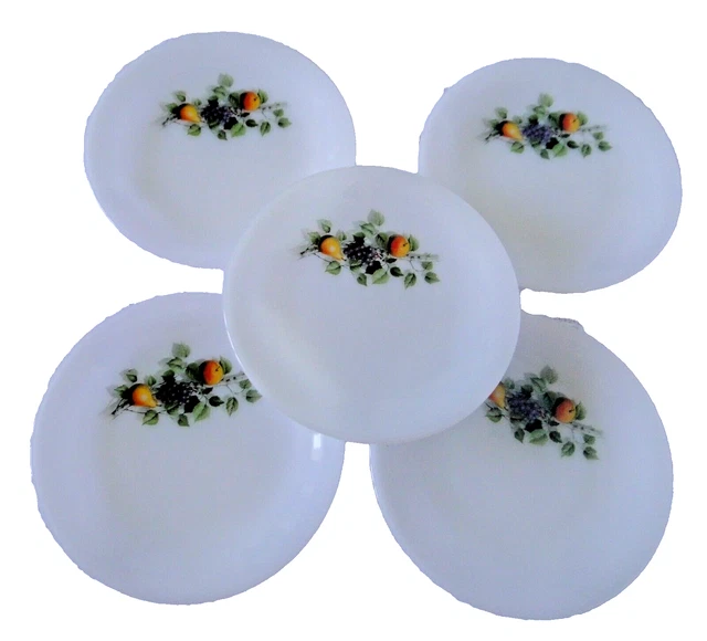 Elsjoy Lot de 6 grandes assiettes rondes en verre transparent de 25,4 cm pour salade, pâtes, fruits