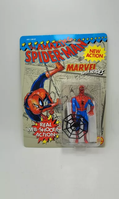 ToyBiz Marvel Super Heroes The Amazing Spider-Man Real Web Shooting Action 1991