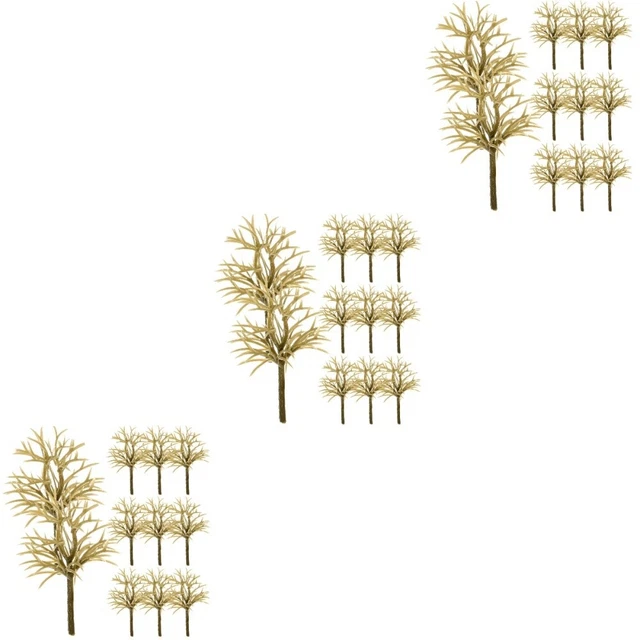 90 PCS SAND Table Miniature Trees Models Realistic Miniature Trees ...